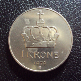 Норвегия 1 крона 1979 год.