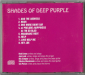 Deep Purple "Shades Of Deep Purple" 1994 CD - вид 1