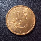 Финляндия 5 центов 2001 год.