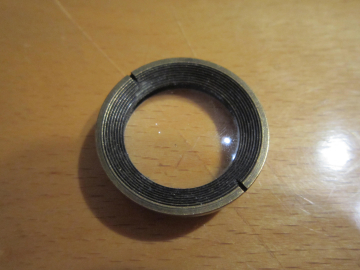 Окуляр оптического прибора линза,  лупа, объектив старинный 31,8 мм.