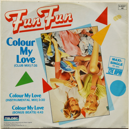 Fun Fun "Colour My Love" 1984 Maxi Single  