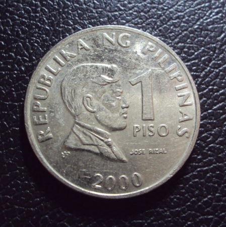 Филиппины 1 писо 2000 год.