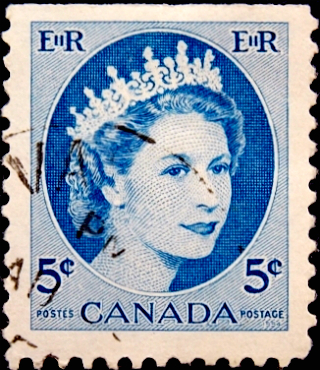 Канада 1954 год . Королева Елизавета II . (2)