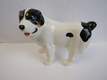 алабай бело-черный собака ,авторская керамика,Вербилки