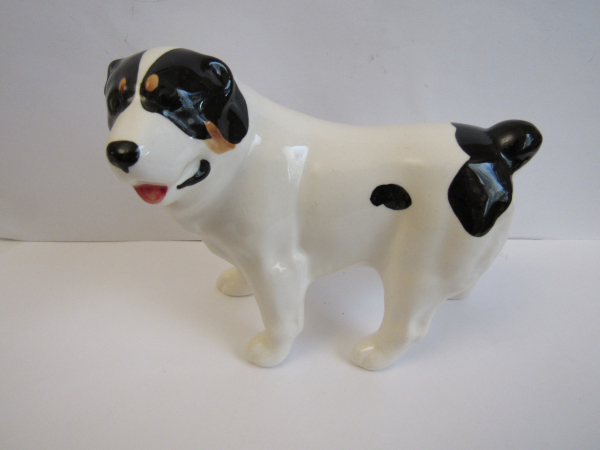 алабай бело-черный собака ,авторская керамика,Вербилки