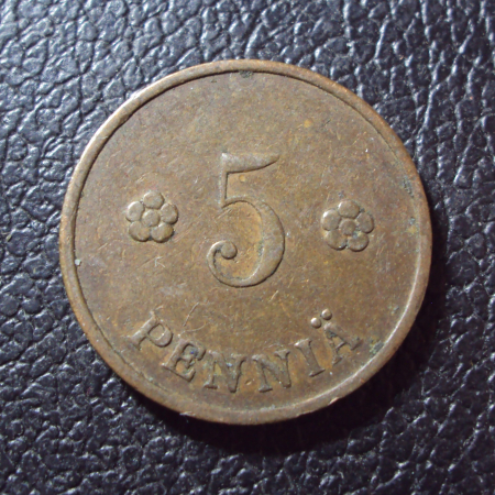 Финляндия 5 пенни 1934 год.