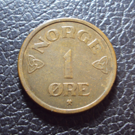 Норвегия 1 эре 1954 год.