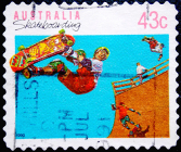 Австралия 1990 год . Скейтбординг (Спорт ) . Каталог 1,0 €. (5)