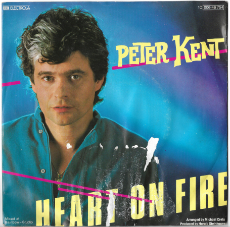 Peter Kent "Heart On Fire" 1983 Single  