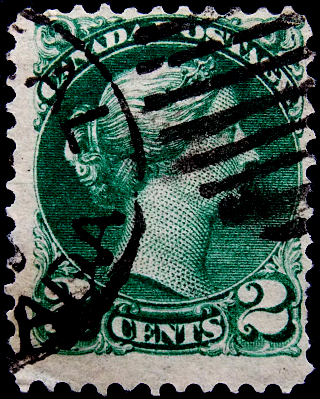 Канада 1889 год . Queen Victoria 2 с . Каталог 3,50 £. (2)