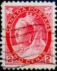 Канада 1900 год . Queen Victoria 2 с . Каталог 2,25 £ . (1)
