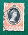 Кения Уганда Танганьика 1953 Елизавета II Коронация Sc#101 Used