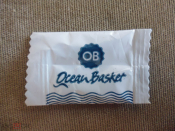 Этикетка от канфеты Ocean Basket пластик Кипр.