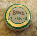 Пробка кронен Eders Pilsener зеленый обод 2000-е