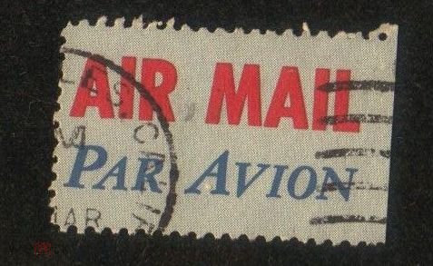 Непочтовая марка Авиапочта Par avion