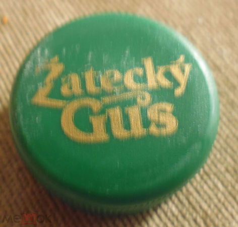 Пробка от пива Zatecky Gus зеленая пэт