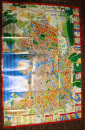 Карта  автомобильных дорог Санкт-Петербург 1:35 000 Ленинградская обл 1:490 000  - вид 2