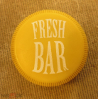 Пробка от напитка Fresh bar Фрэш Бар, желтая винтовая
