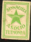 Непочтовая марка Всемирная Вненациональная Ассоциация Эсперанто