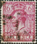 Великобритания 1924 год . Король Георг V . 6 p . Каталог 2,50 £ . (1) 