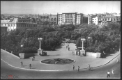 Открытка СССР 1961 г. Баку. Сквер имени Низами. фото И. Рубенчика ИЗОГИЗ