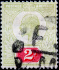 Великобритания 1902 год . король Эдвард VII . 2,0 p . Каталог 25 £ . (3)