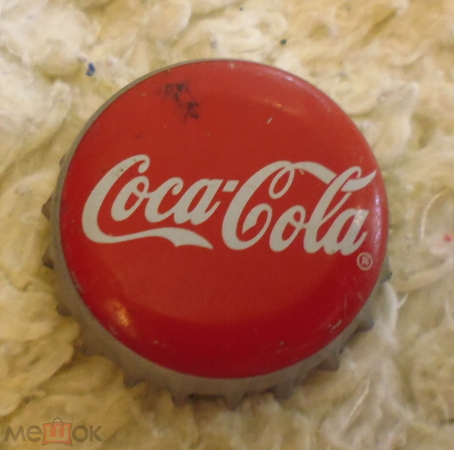 Пробка кронен Coca-Cola 2000-е красная