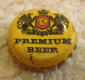 Пробка кронен Пиво Оболонь Украина Premium Beer желтая редкая 2000-е - вид 1
