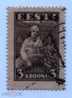 Эстония 1935 Крестьянка № 108 гаш
