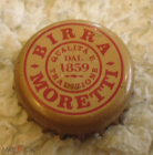 Пробка кронен Пиво Birra Moretti Италия старая редкая