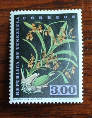 Венесуэла 1962 Орхидеи Sc#811 MLH
