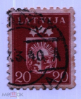 Латвия 1940 стандарт герб Mi:287 гаш