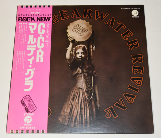 Creedence Clearwater Revival "Mardi Gras" 1972 Lp Japan Red Vinyl 