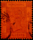 Гонконг 1891 . Королева Виктория 10 с . Каталог 1,75 £.