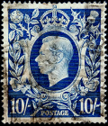 Великобритания 1939 год . King George VI . 10 s . Каталог 22,0 £ . 