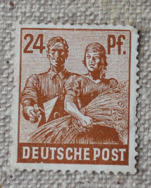 Германия 1947 Жатва Пшеница Sc# 565 MNH