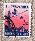 Юго-Западная Африка 1962 Маяк Свакопмунд фламинго Sc#271 Used