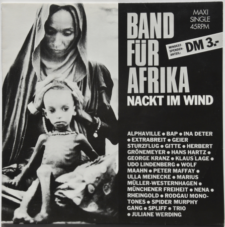 Band Fur Afrika (Alphaville Bap Nena) "Nackt Im Wind" 1985 Maxi Single 