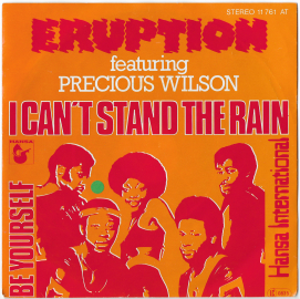 Eruption "I Can't Stand The Rain" 1977 Single  