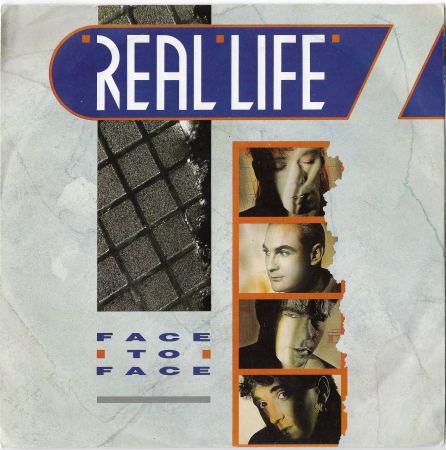 Real Life "Face To Face" 1985 Single  