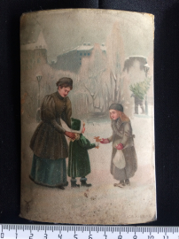 Рождественская открытка шведской художницы Anne Charlotte Sjöberg, 1864-1947