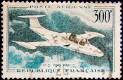 Франция 1959 год . Моран-Сольнье 760 . Каталог 2,20 €. 