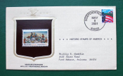 Исторические марки США оригинальный конверт Филвыставка штат Миссури