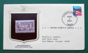 Исторические марки США оригинальный конверт Филвыставка независимость Техаса
