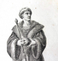 Фридрих IV, император Германии, гравюра Леметра, Вернье и Пижо  8 х 13.4 см  Лист 12 х 20 см - вид 2