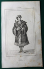 Фридрих IV, император Германии, гравюра Леметра, Вернье и Пижо  8 х 13.4 см  Лист 12 х 20 см