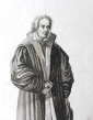 Филипп Меланхтон  гравюра Леметра, Вернье  8.8 х 13.5 см  Лист 11,8 х 20 см - вид 2