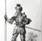 Иоганн Твёрдый гравюра Леметра, Вернье и Морэ  8,8 х 13 см  Лист 11,5 х 20 см - вид 2