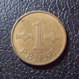 Финляндия 1 пенни 1963 год.