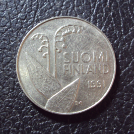 Финляндия 10 пенни 1991 год.